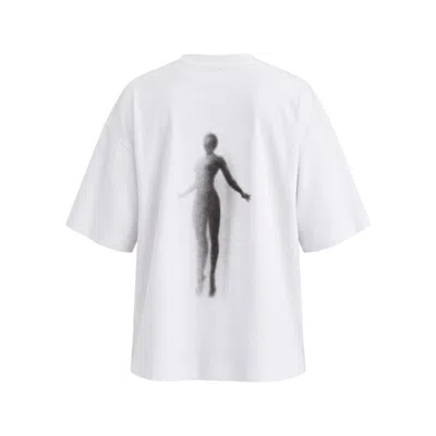 Mysimplicated Men's Oversized White T-shirt With Spirit Design