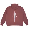 Mysimplicated Neutrals / Brown Cotton Hoodie In Bordeaux With Spirit Print In Brown