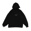 Mysimplicated Ribbed Cotton Hoodie In Black With  Embroidery In Black