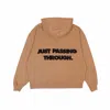 Mysimplicated Women's Black / Brown Oversized Cotton Hoodie In Brown - Passing Through W In Black/brown
