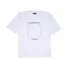 Mysimplicated Women's Black / White Oversized White T-shirt - Way Through Quote W In Black/white