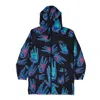 Mysimplicated Women's Green / Black / Pink Water Repellent Jacket In Black With Hands Design W In Green/black/pink