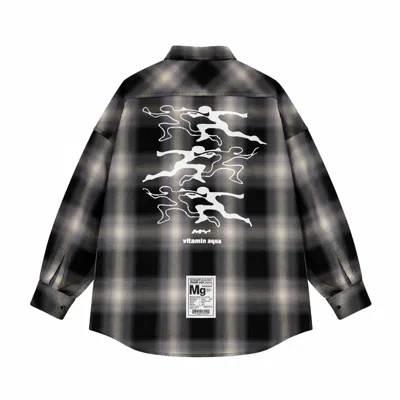 Mysimplicated Women's Grey / Black Vitamin Aqua Mg Shirt In Multi