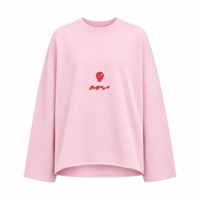 Mysimplicated Women's Mystudios Pink Oversized Tee