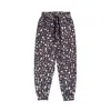 Mysimplicated Women's Neutrals / Brown Trousers In Dark Brown With Numerical Print - Recycled Fabric W In Brown