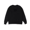 Mysimplicated Women's Oversized Black Cotton Sweatshirt - Love In Black