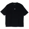 Mysimplicated Women's Oversized Black T-shirt - Essential Boxy W In Black