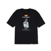 Mysimplicated Women's Oversized T-shirt In Black With Je Ne Sais Quoi Print W In Black