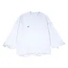 Mysimplicated Women's Oversized White Cotton Dystopia Sweater W In White