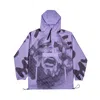 Mysimplicated Women's Pink / Purple Water Repellent Windbreaker Mauve Design W In Pink/purple