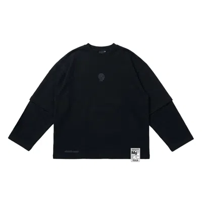 Mysimplicated Women's Vitamin Aqua Mg Black Double Sleeve W