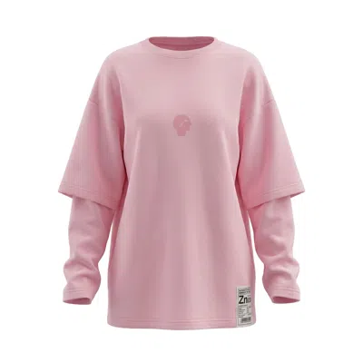 Mysimplicated Women's Vitamin Aqua Pink Double Sleeve