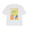 Mysimplicated Women's White / Yellow / Orange Oversized T-shirt In White With Doggo Design W In White/yellow/orange