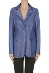 Myskin Nappa Blazer In Multi