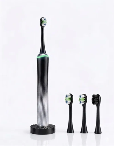 Mysmile Button-free Rechargeable Sonic Toothbrush With Pressure Sensor In Glacier Noir