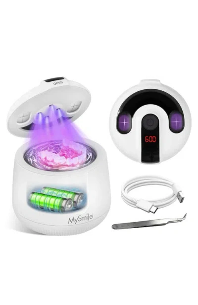 Mysmile Cordless Ultrasonic Retainer & Jewelry Cleaning Pod With Digital Timer In Multi