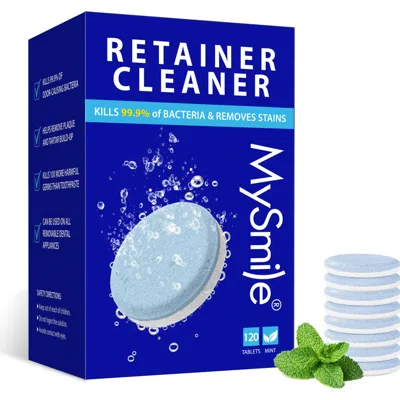 Mysmile Denture Cleaning Tablets In Blue