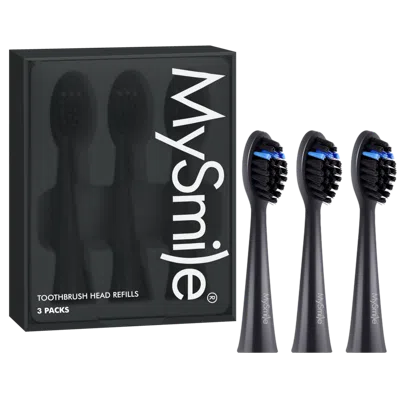 Mysmile Dy156 Electric Toothbrush Replacement Heads - Black