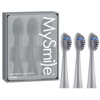 Mysmile Dy156 Electric Toothbrush Replacement Heads - Gray