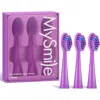 Mysmile Dy156 Electric Toothbrush Replacement Heads In Purple