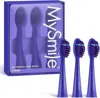 Mysmile Dy156 Electric Toothbrush Replacement Heads (3 Pack) - Blue In Blue