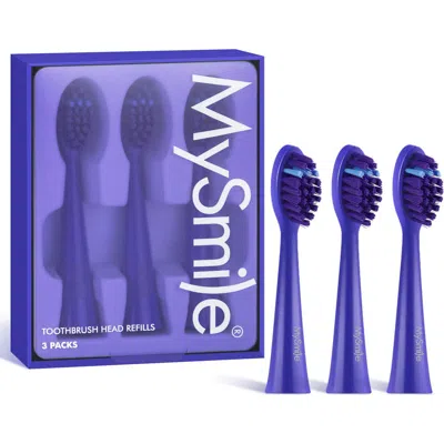 Mysmile Dy156 Electric Toothbrush Replacement Heads In Black