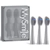 Mysmile Dy156 Electric Toothbrush Replacement Heads In Gray
