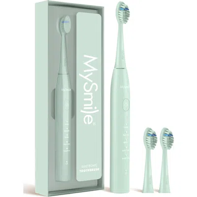Mysmile Dy156 Essential Electric Toothbrush With 5 Modes In Green
