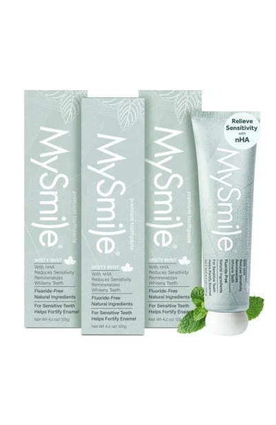 Mysmile Nano-hydroxyapatite Toothpaste For Sensitive Teeth In Green