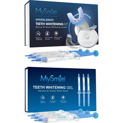 Mysmile Original Teeth Whitening Kit With Gel Refill Pack In Blue
