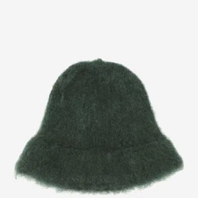 Myssy Maa Finnshep Wool Bucket Hat In Green