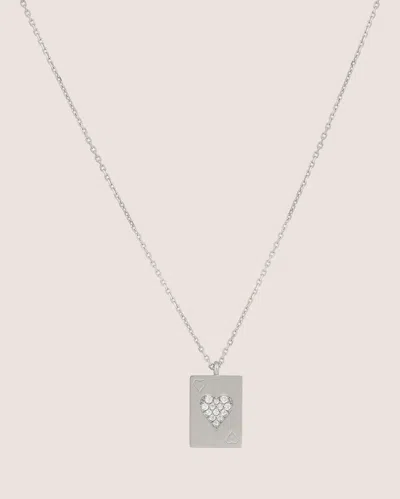 Mysteryjoy Women's Âme 18k Gold And Lab-grown Diamond Pendant Necklace In Silver