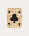 Mysteryjoy Women's Giant Harmonie 18k Gold Lacquer And Lab-grown Diamond Ring In Gold