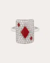 MYSTERYJOY WOMEN'S HONNEUR PINKY RING