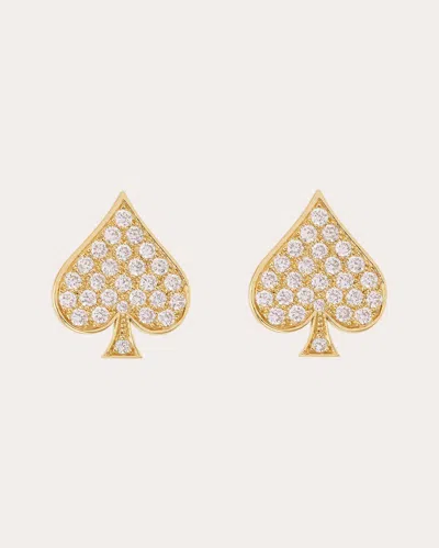 MYSTERYJOY WOMEN'S JUSTICE 18K GOLD AND LAB-GROWN DIAMOND EARRINGS