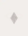 Mysteryjoy Women's Large Honneur 18k Gold And Lab-grown Diamond Ring In Silver