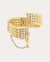 Mysteryjoy Women's Loquet 18k Gold And Lab-grown Diamond Ring In Gold