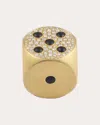 Mysteryjoy Women's Mini Hasard 18k Gold Lacquer And Lab-grown Diamond Ring In Gold