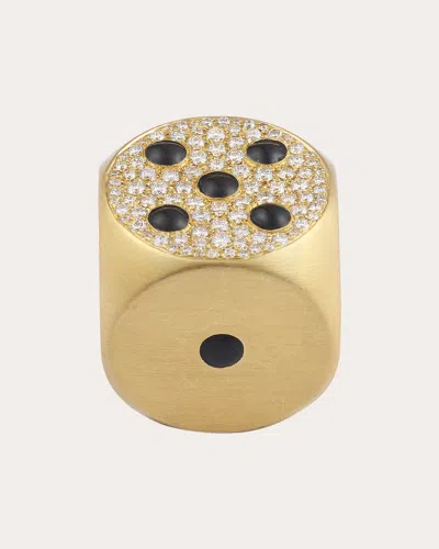 Mysteryjoy Women's Mini Hasard Ring In Gold