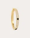 Mysteryjoy Women's Mirage 18k Gold Lacquer And Lab-grown Diamond Single Earring In Gold