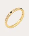 Mysteryjoy Women's Mirage 18k Gold Lacquer And Lab-grown Diamond Ring In Gold