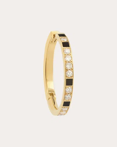 Mysteryjoy Women's Mystique 18k Gold Lacquer And Lab-grown Diamond Single Earring
