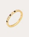 Mysteryjoy Women's Mystique 18k Gold Lacquer And Lab-grown Diamond Ring In Gold