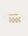 Mysteryjoy Women's Illusion 18k Gold And Lab-grown Diamond Bracelet In Gold