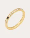 Mysteryjoy Women's Onirique 18k Gold Lacquer And Lab-grown Diamond Ring In Gold