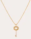 MYSTERYJOY WOMEN'S POUVOIR PENDANT NECKLACE