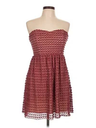 Pre-owned Mystic Cocktail Dress In Burgundy