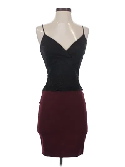 Pre-owned Mystic Cocktail Dress In Burgundy