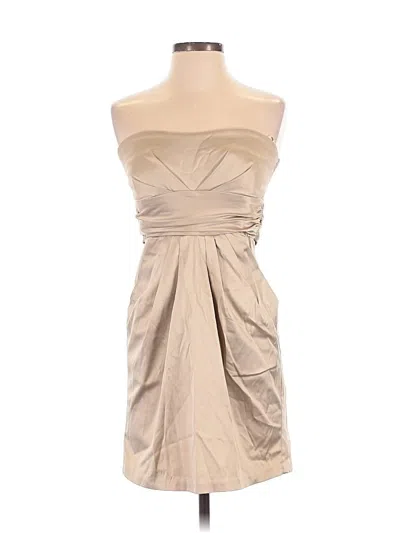 Pre-owned Mystic Cocktail Dress In Tan