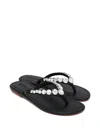 Mystique Crystal-embellished Sandals In Black